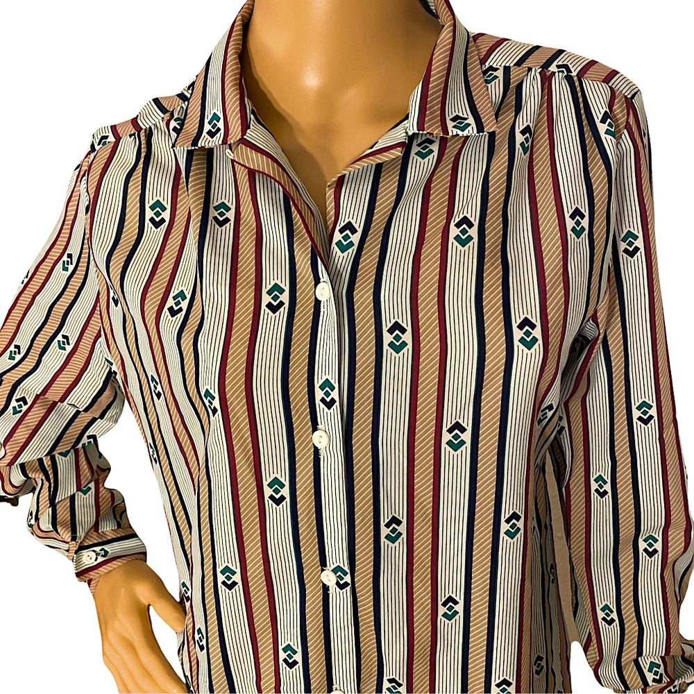 VINTAGE 70s ACT III BUTTON DOWN SHIRT - Picture 5 of 16